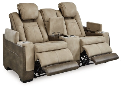 Next-Gen DuraPella Power Reclining Loveseat with Console - Furniture Home (Kansas City, MO)