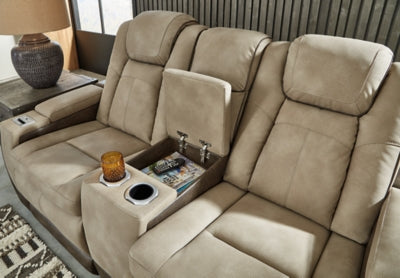 Next-Gen DuraPella Power Reclining Loveseat with Console - Furniture Home (Kansas City, MO)