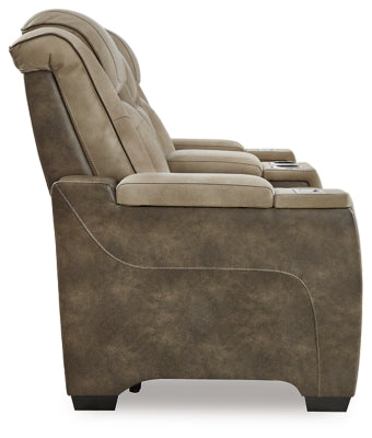 Next-Gen DuraPella Power Reclining Loveseat with Console - Furniture Home (Kansas City, MO)