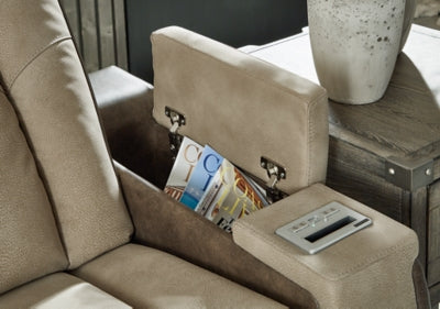Next-Gen DuraPella Power Reclining Loveseat with Console - Furniture Home (Kansas City, MO)