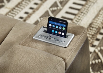 Next-Gen DuraPella Power Reclining Loveseat with Console - Furniture Home (Kansas City, MO)