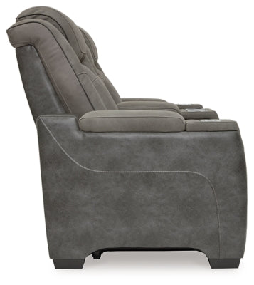 Next-Gen DuraPella Power Reclining Loveseat with Console - Furniture Home (Kansas City, MO)