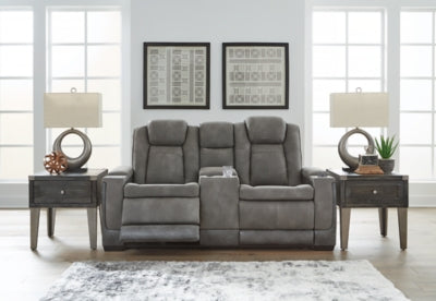 Next-Gen DuraPella Power Reclining Loveseat with Console - Furniture Home (Kansas City, MO)