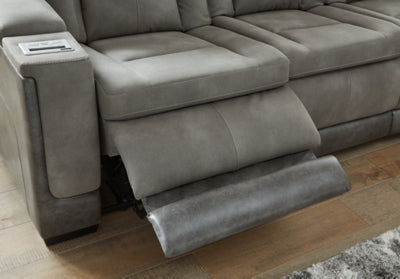 Next-Gen DuraPella Power Reclining Loveseat with Console - Furniture Home (Kansas City, MO)