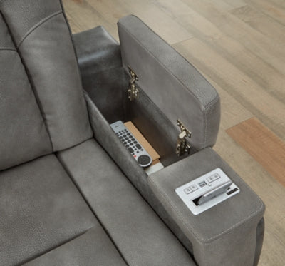 Next-Gen DuraPella Power Reclining Loveseat with Console - Furniture Home (Kansas City, MO)