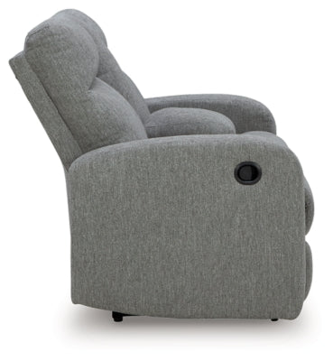 Gauntlet Reclining Loveseat with Console - Furniture Home (Kansas City, MO)