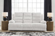 Rhines Falls Power Reclining Sofa with Drop Down Table - Furniture Home (Kansas City, MO)