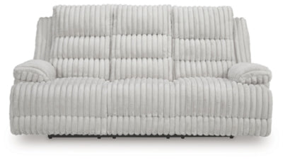 Rhines Falls Power Reclining Sofa with Drop Down Table - Furniture Home (Kansas City, MO)