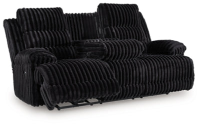 Rhine Falls Power Reclining Sofa with Drop Down Table - Furniture Home (Kansas City, MO)