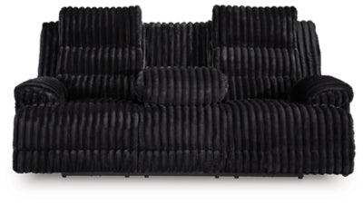 Rhine Falls Power Reclining Sofa with Drop Down Table - Furniture Home (Kansas City, MO)