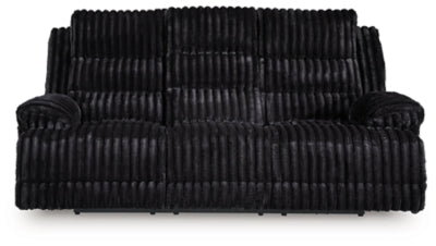 Rhine Falls Power Reclining Sofa with Drop Down Table - Furniture Home (Kansas City, MO)