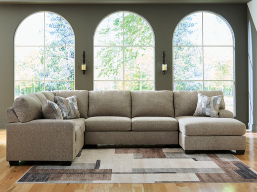 Newellen Sleeper Sectional with Chaise - Furniture Home (Kansas City, MO)