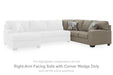 Newellen Sleeper Sectional with Chaise - Furniture Home (Kansas City, MO)