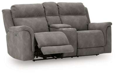 Next-Gen DuraPella Power Reclining Loveseat with Console - Furniture Home (Kansas City, MO)