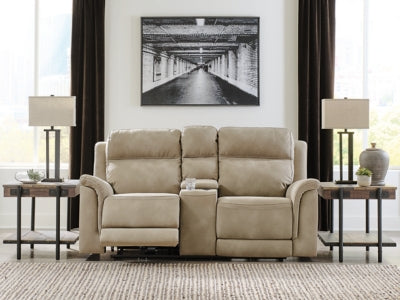 Next-Gen DuraPella Power Reclining Loveseat with Console - Furniture Home (Kansas City, MO)