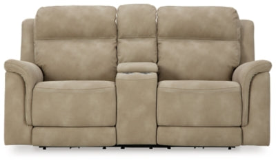 Next-Gen DuraPella Power Reclining Loveseat with Console - Furniture Home (Kansas City, MO)