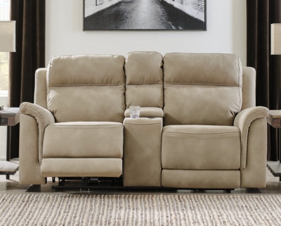 Next-Gen DuraPella Power Reclining Loveseat with Console - Furniture Home (Kansas City, MO)
