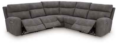 Next-Gen DuraPella Power Reclining Sectional - Furniture Home (Kansas City, MO)