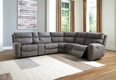 Next-Gen DuraPella Power Reclining Sectional - Furniture Home (Kansas City, MO)