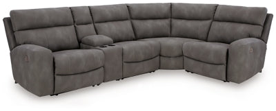 Next-Gen DuraPella Power Reclining Sectional - Furniture Home (Kansas City, MO)