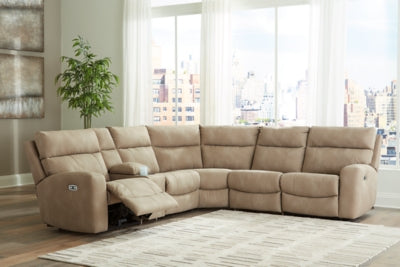 Next-Gen DuraPella Power Reclining Sectional - Furniture Home (Kansas City, MO)