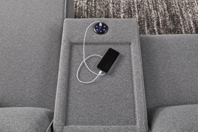 Modmax II Power Reclining Sectional with Audio Consoles