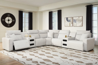 Modmax II Power Reclining Sectional with Audio Consoles