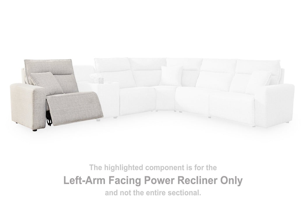 Modmax II Power Reclining Sectional with Audio Consoles - Furniture Home (Kansas City, MO)