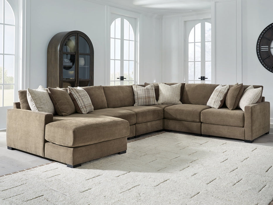 Camellia-Court Sectional with Chaise - Furniture Home (Kansas City, MO)
