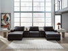 Modmax II Double Chaise Sectional with Audio Consoles - Furniture Home (Kansas City, MO)
