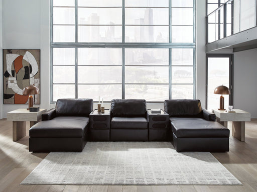 Modmax II Double Chaise Sectional with Audio Consoles - Furniture Home (Kansas City, MO)