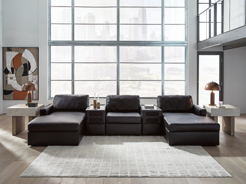 Modmax II Double Chaise Sectional with Audio Consoles - Furniture Home (Kansas City, MO)