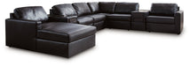 Modmax II Sectional with Chaise and Audio Consoles - Furniture Home (Kansas City, MO)