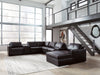 Modmax II Sectional with Chaise and Storage Consoles - Furniture Home (Kansas City, MO)