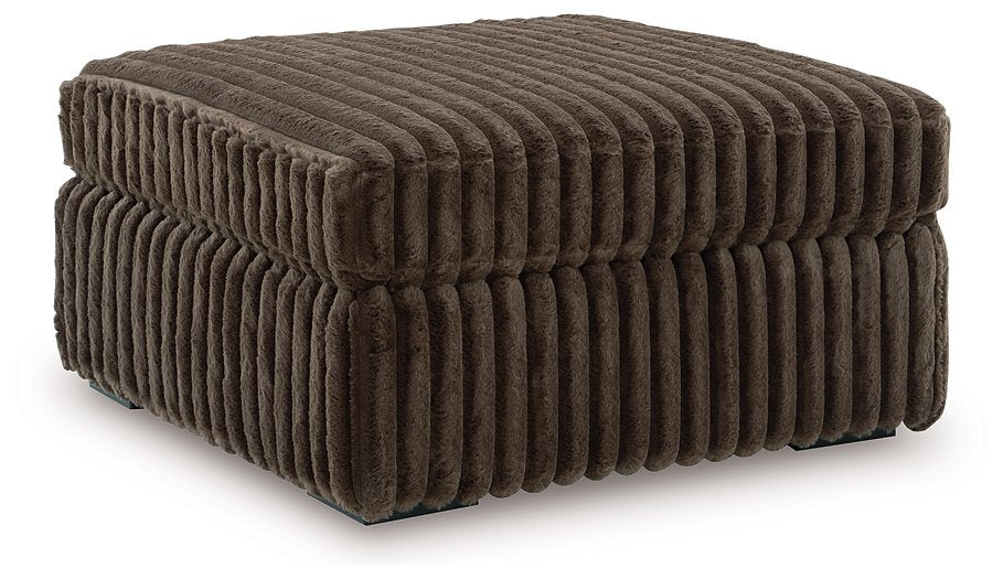 Midnight-Madness Oversized Accent Ottoman - Furniture Home (Kansas City, MO)