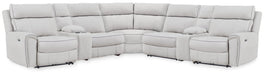 Social Pointe Reclining Sectional with Storage Consoles - Furniture Home (Kansas City, MO)