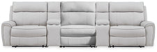Social Pointe Reclining Sectional with Storage Consoles - Furniture Home (Kansas City, MO)