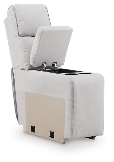 Social Pointe Reclining Sectional with Storage Consoles - Furniture Home (Kansas City, MO)