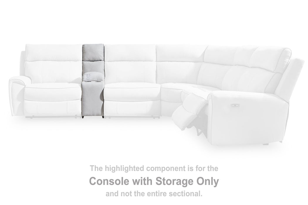 Social Pointe Reclining Sectional with Storage Consoles - Furniture Home (Kansas City, MO)
