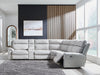 Social Pointe Power Reclining Sectional - Furniture Home (Kansas City, MO)