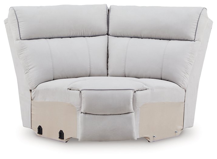 Social Pointe Reclining Sectional with Storage Consoles - Furniture Home (Kansas City, MO)