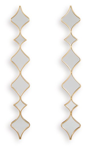 Harriswood Accent Mirror Set (Set of 2) - Furniture Home (Kansas City, MO)
