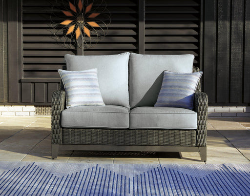 Elite Park Outdoor Loveseat with Cushion - Furniture Home (Kansas City, MO)