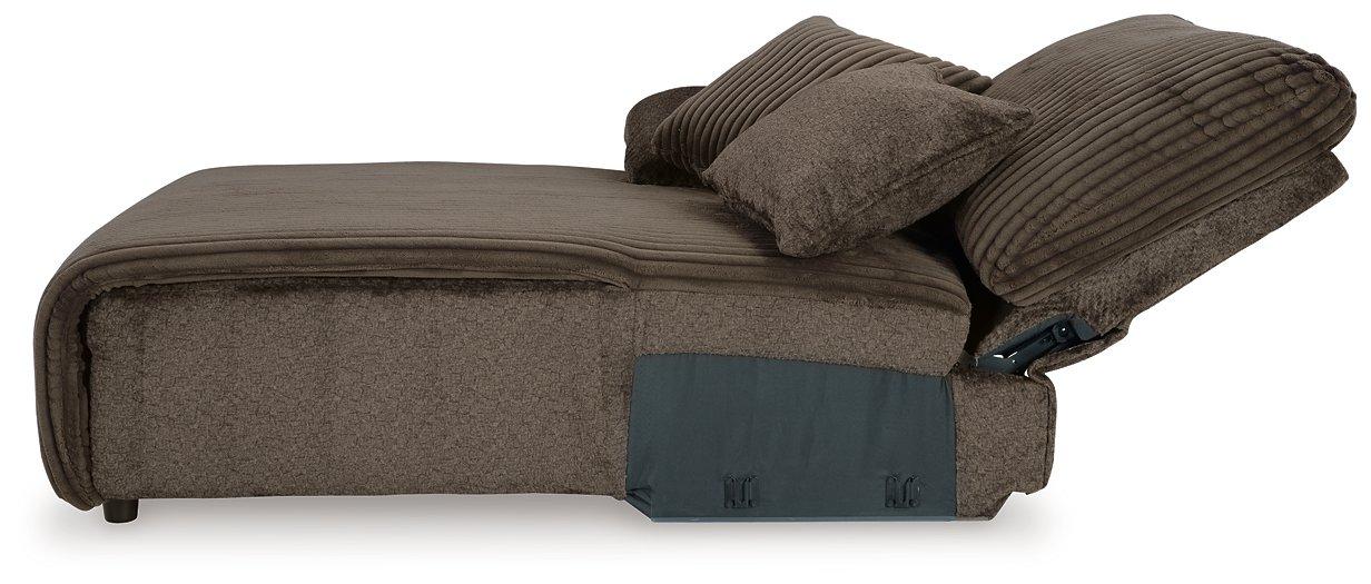 Top Tier Reclining Sectional with Chaise - Furniture Home (Kansas City, MO)