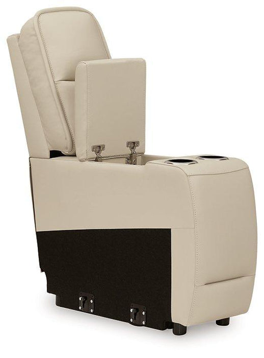 Double Deal Reclining Sectional with Console - Furniture Home (Kansas City, MO)