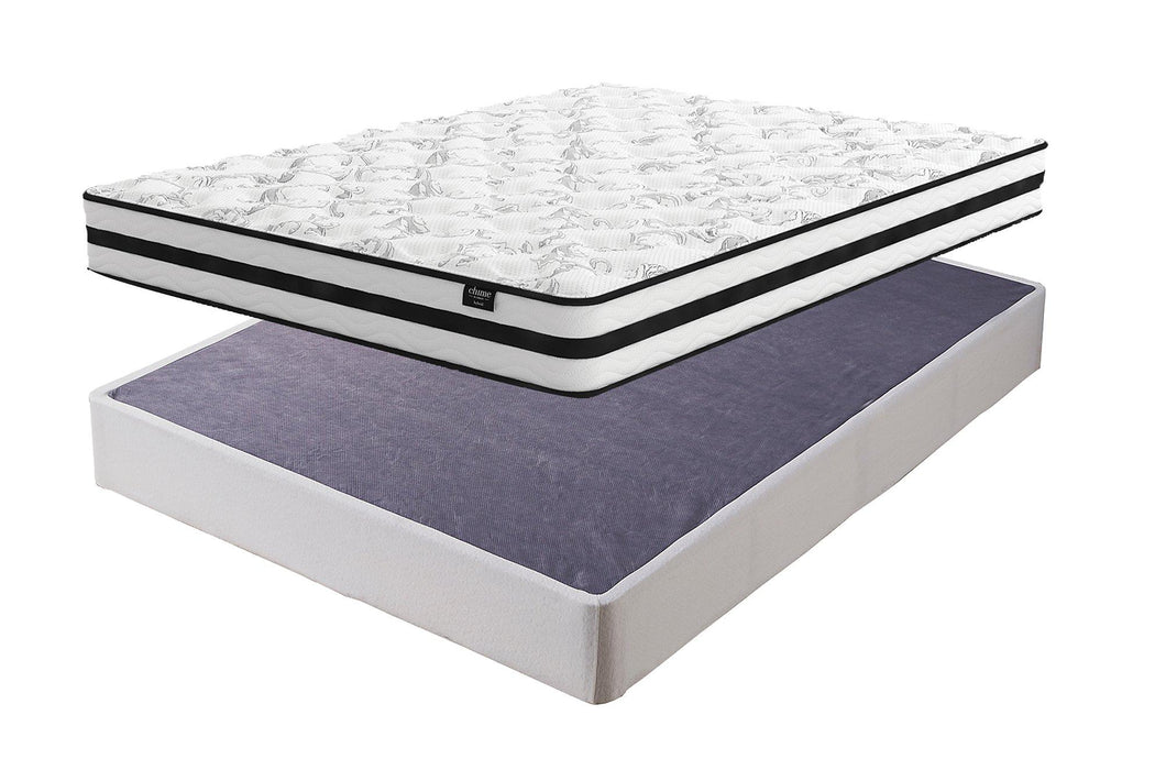 8 Inch Chime Innerspring Mattress Set - Furniture Home (Kansas City, MO)