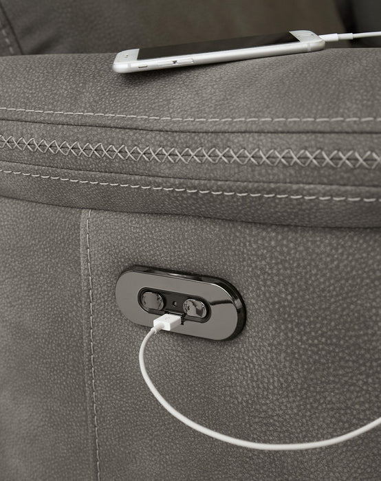 Next-Gen DuraPella Power Reclining Loveseat with Console - Furniture Home (Kansas City, MO)