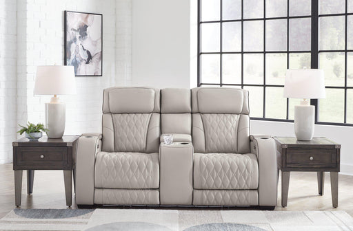 Boyington Power Reclining Loveseat with Console - Furniture Home (Kansas City, MO)