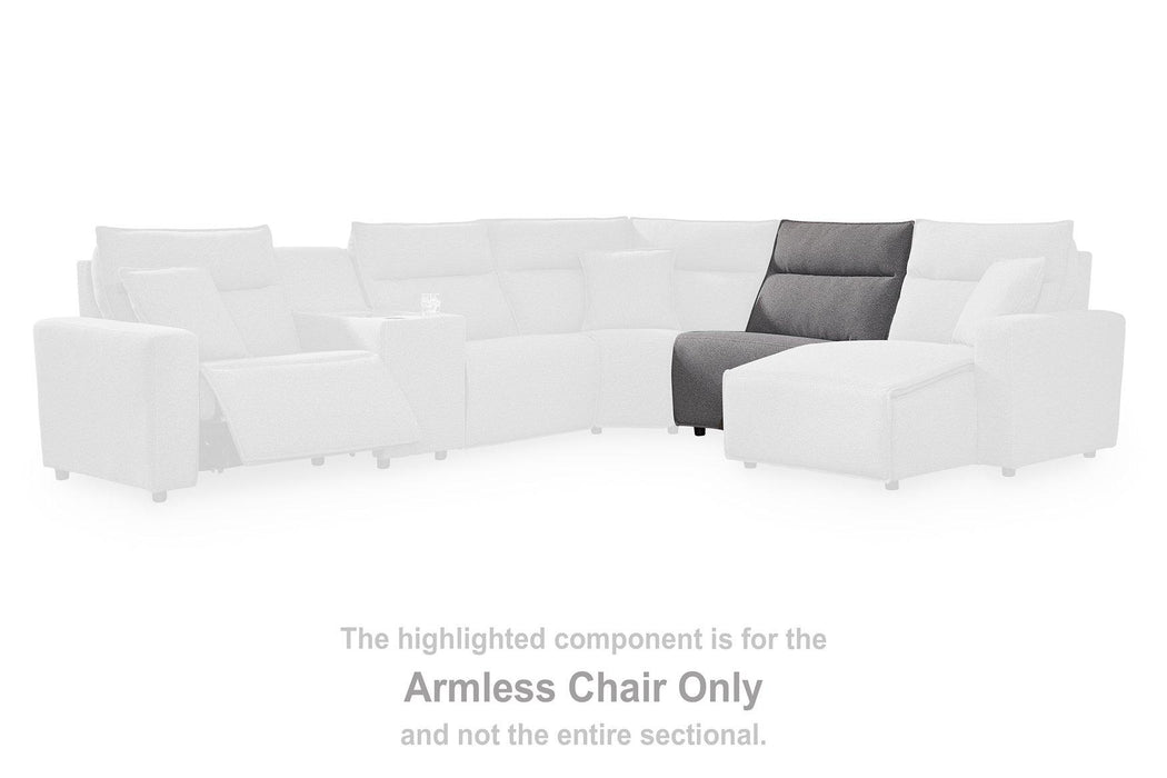 Modmax II Power Reclining Sectional with Audio Consoles - Furniture Home (Kansas City, MO)