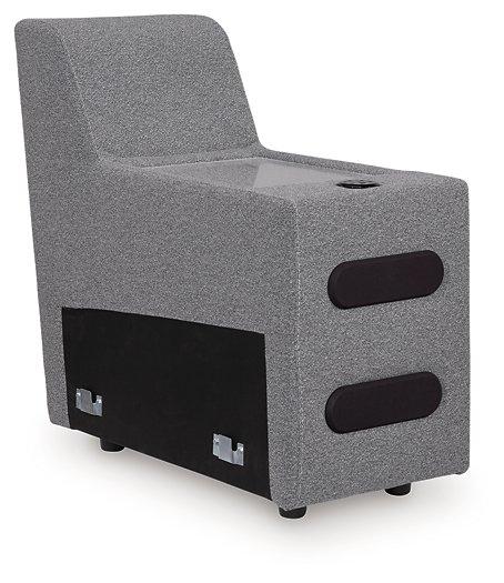 Modmax II Power Reclining Sectional with Audio Consoles - Furniture Home (Kansas City, MO)